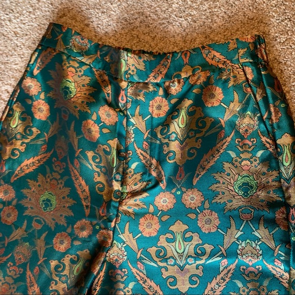 ANTHROPOLOGIE MAEVE Melyssa Jaquard Trouser - Picture 8 of 16